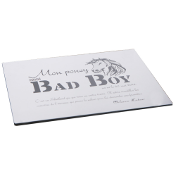 Plaque De Box Argent Brossé - série A1