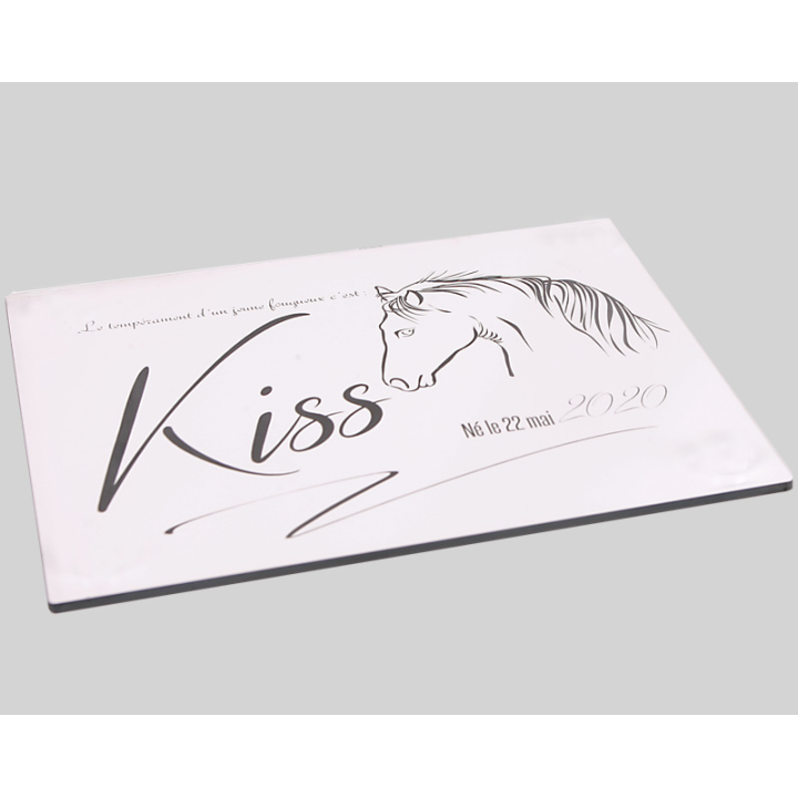 Plaque De Box Blanche - série A1