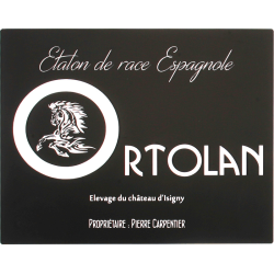 Plaque De Box Noire -série A1