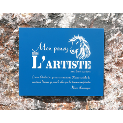 Plaque De Box Bleue - série A1