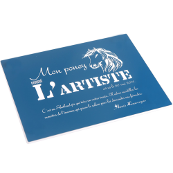 Plaque De Box Bleue - série A1