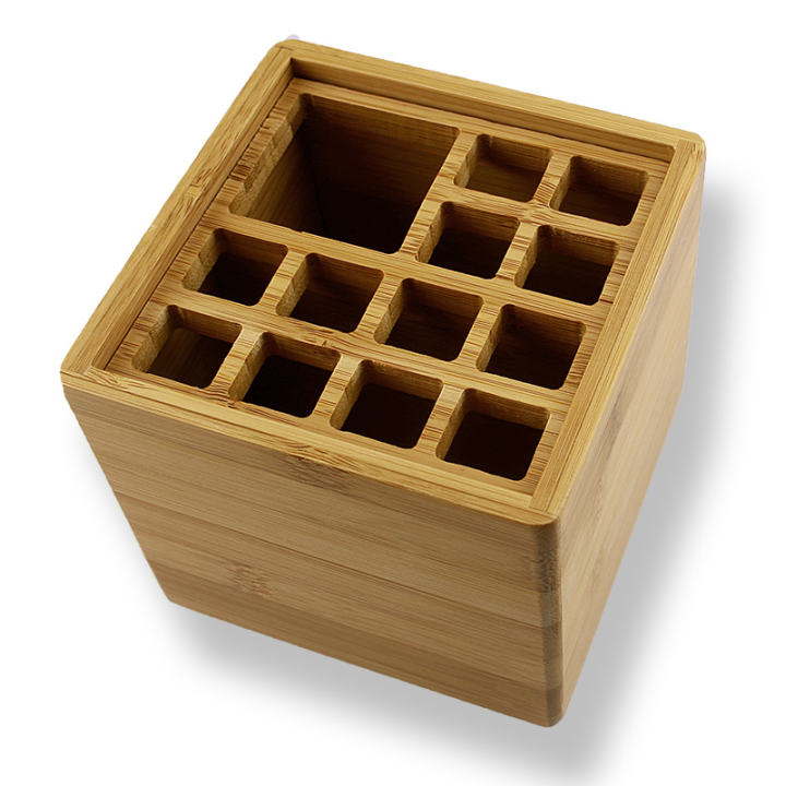 Pot à crayons en bambou personnalisable