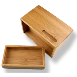 Organisateur de bureau bambou