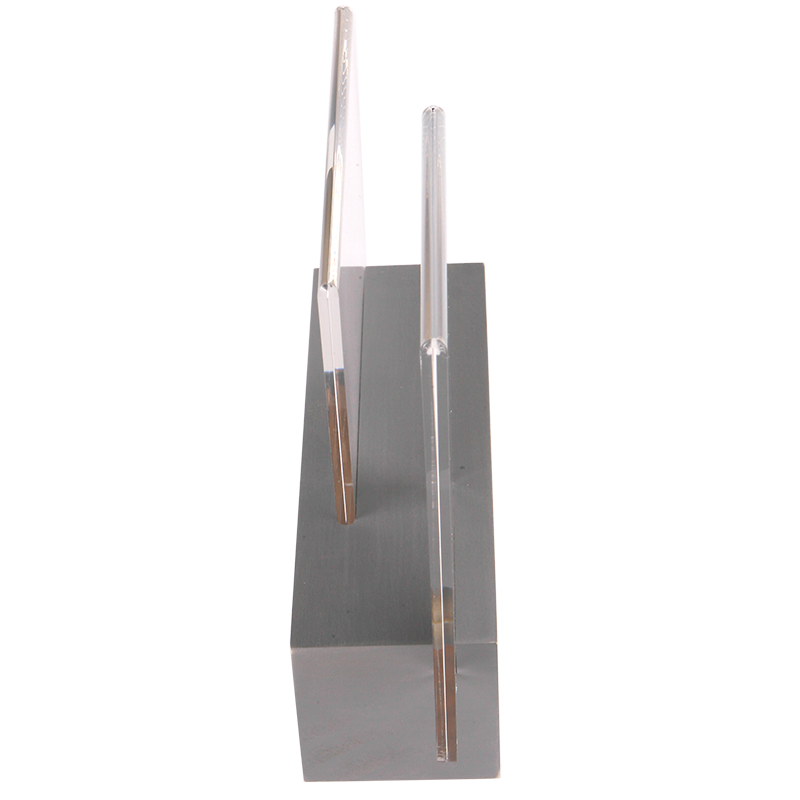 Cadre photo double plexi/bois gris Cadre photo double plexi/bois gris