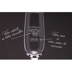 Verre gravé personnalisé