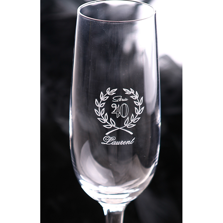 Verre gravé personnalisé