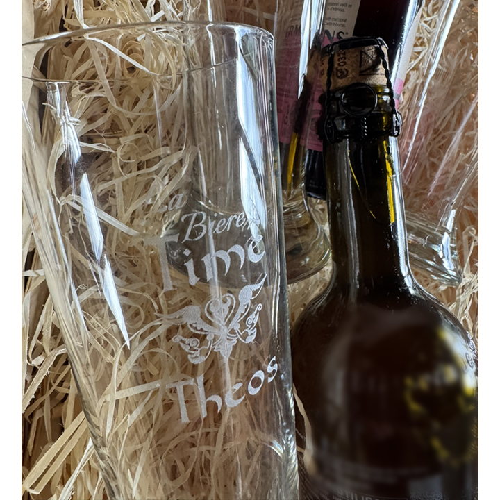 Verre gravé personnalisé