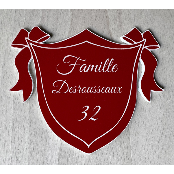 Plaque numéro de maison