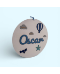 Plaque naissance bébé Oscar Plaque naissance bébé Oscar