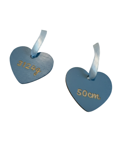 Plaque de naissance personnalisée bois garçon – Support prénom sur mesure