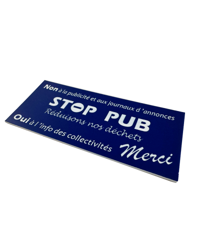 No Junk Mail Sign 100x45 mm – Mailbox Sticker