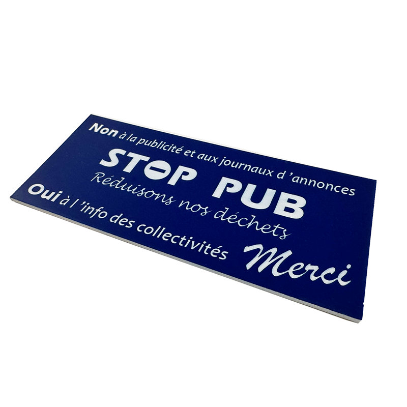 No Junk Mail Sign 100x45 mm – Mailbox Sticker