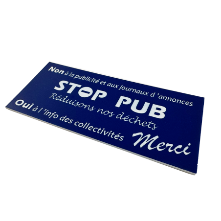 No Junk Mail Sign 100x45 mm – Mailbox Sticker