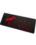 Plaque box cheval 3 étoiles