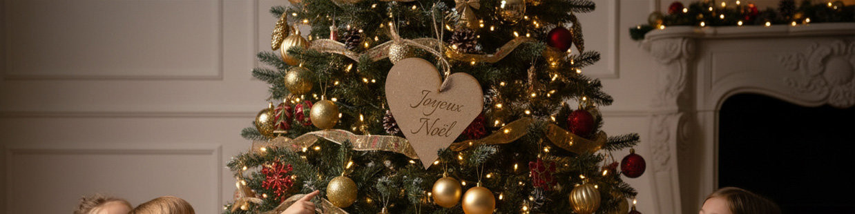 Décorations et cadeaux personnalisés de Noël | Gravure Laser CO₂